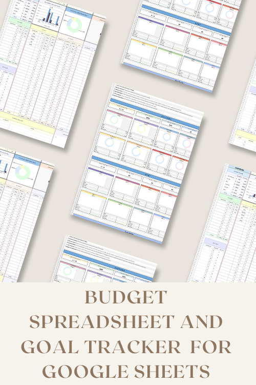 Budget Spreadsheet And Goal Tracker for Google Sheets