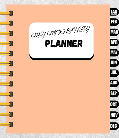 My Monthly Planner – Digital Download